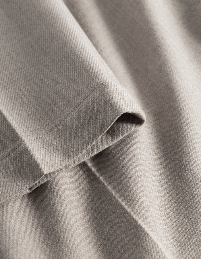 Como Regular Mélange Suit Pants - Dark Sand Mélange