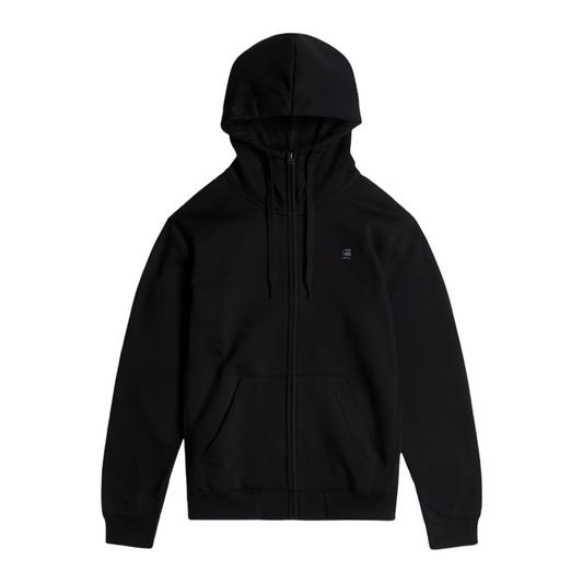 Premium Core Zip-hood - Dark Black