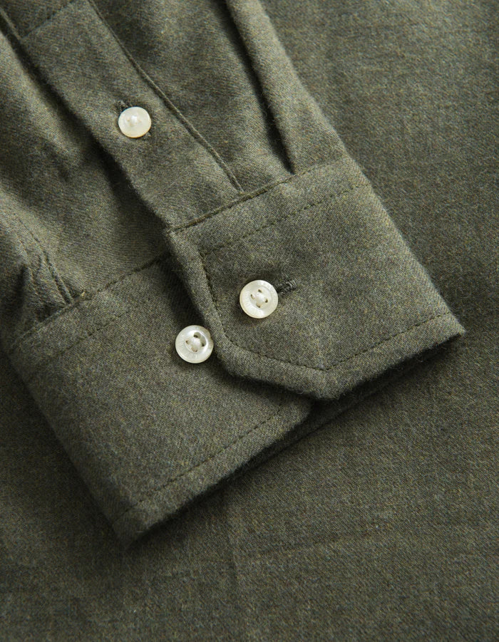 Desert Regular Shirt - Olive Night Mélange
