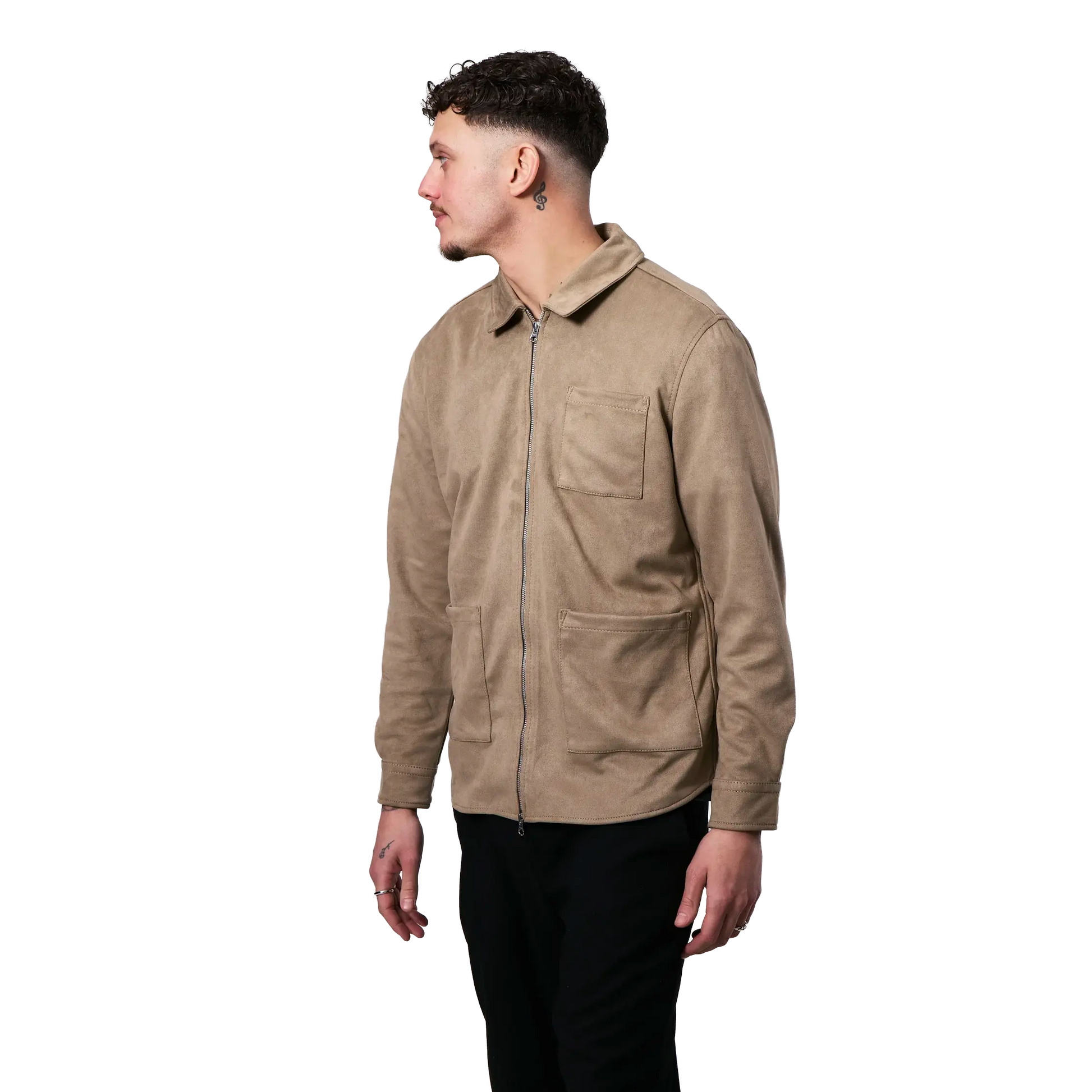 Rickard Vegan Suede - LightGrey