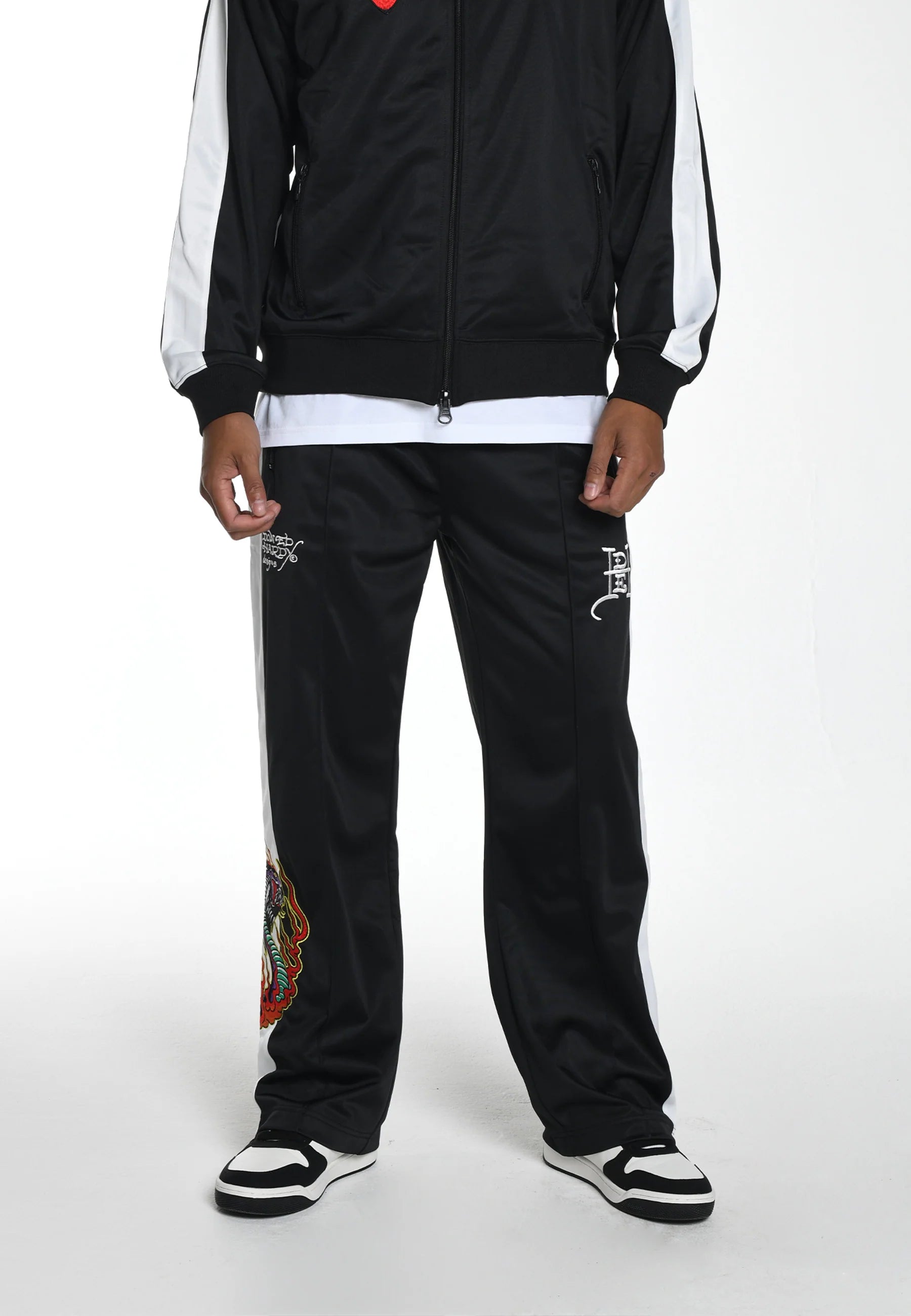 Hell Catz Tricot Trackpant - Black