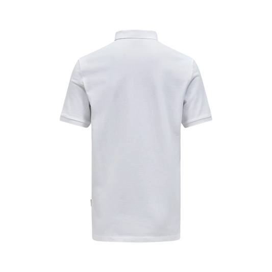 Classic Cotton Polo - White