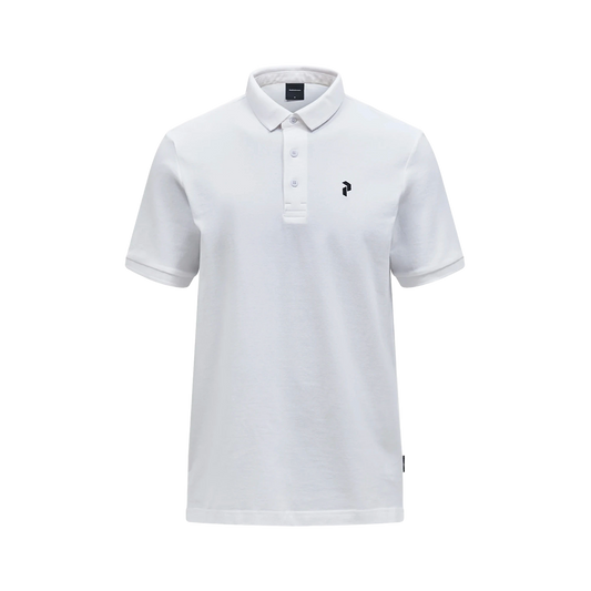 Classic Cotton Polo - White
