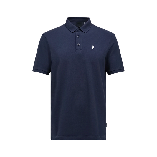 Classic Cotton Polo - Blue Shadow