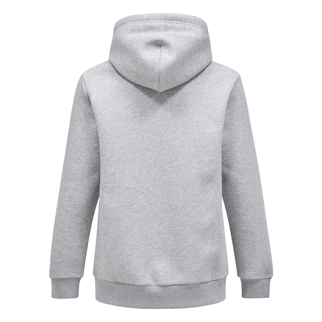 Original Small Logo Zip Hood - Med Grey Melange