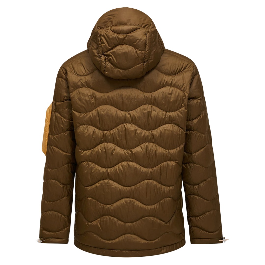 Helium Utility Down Hood Jacket - Meadow Moss/Sierra Sand