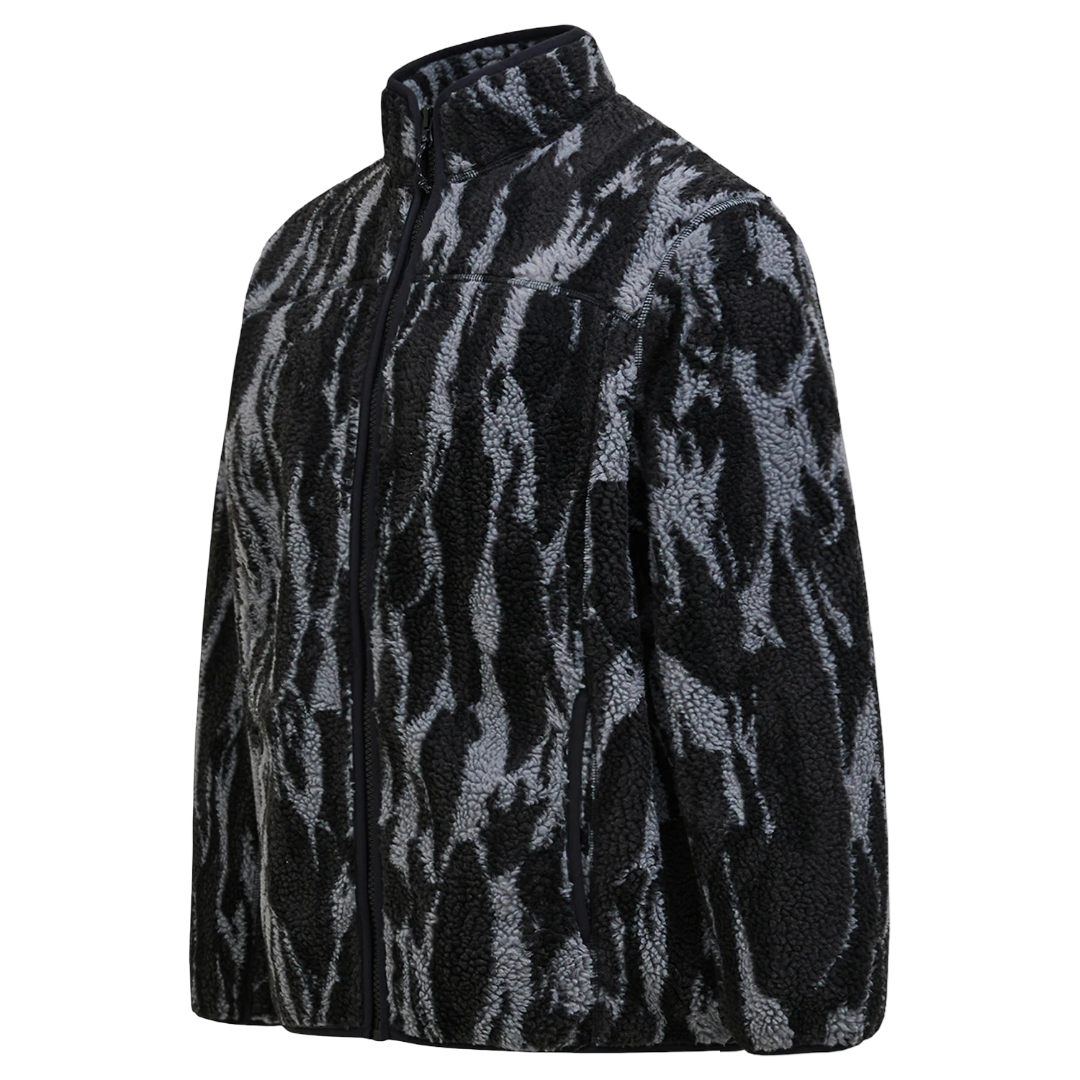 Graphic Pile Jacket - Winter Shard