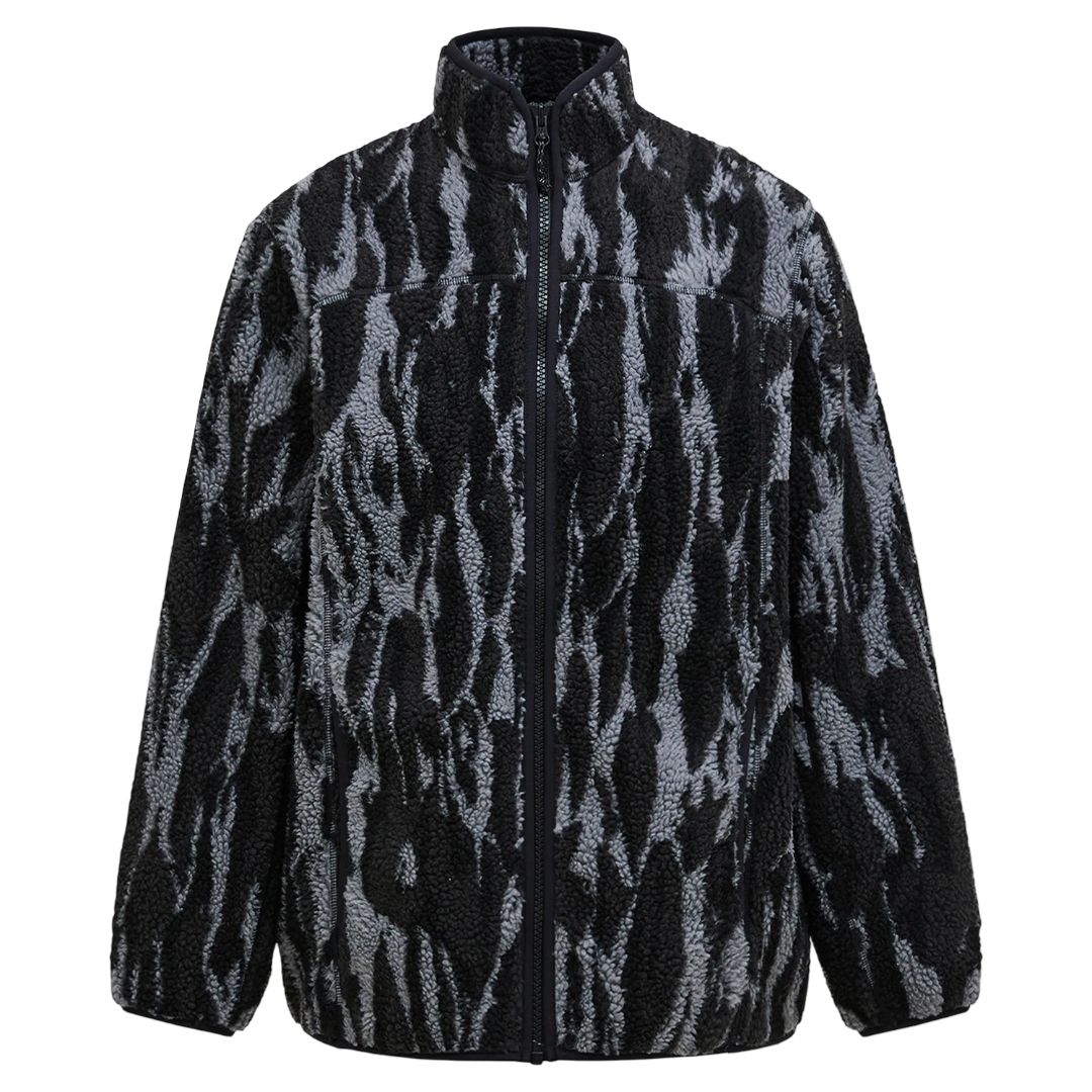 Graphic Pile Jacket - Winter Shard