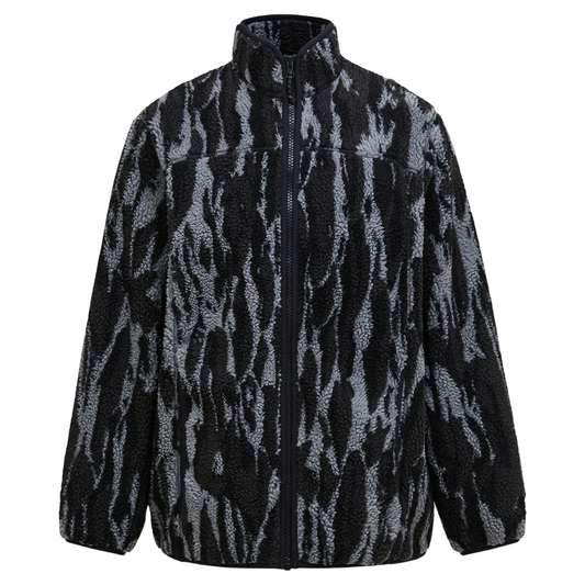 Graphic Pile Jacket - Winter Shard