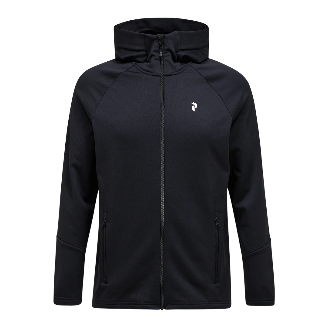 Rider Essentials Zip Hood - Black/Black