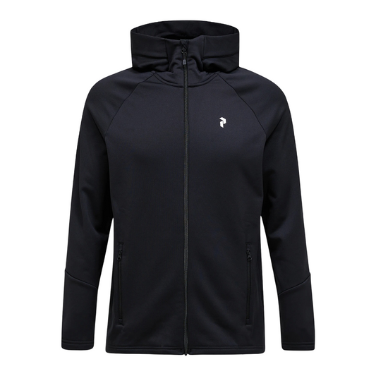 Rider Essentials Zip Hood - Black/Black