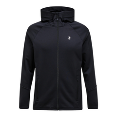 Rider Essentials Zip Hood - Black/Black