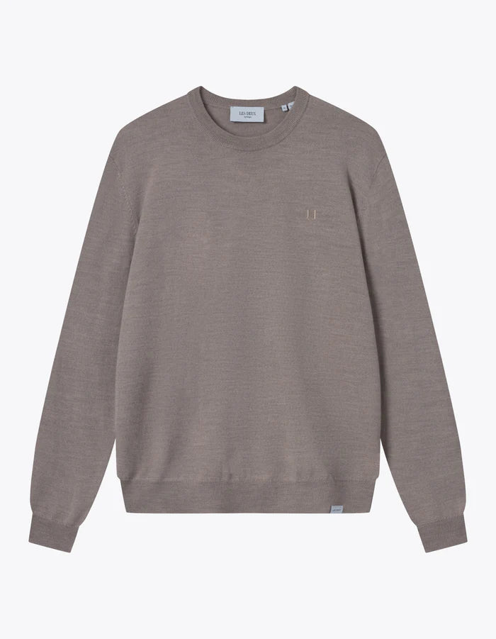 Greyson Merino Knit - Dark Sand Mélange