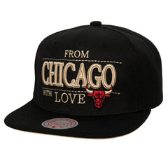 With Love Snapback - Chicago Bulls Black