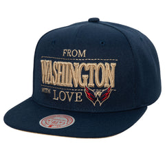 With Love Snapback Vintage - Washington Capitals Blue
