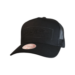 XL Box Logo Trucker - Black/Black