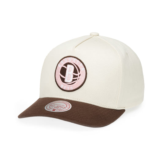 Pastel Fusion Snapback Brooklyn Nets - Sand/Pink