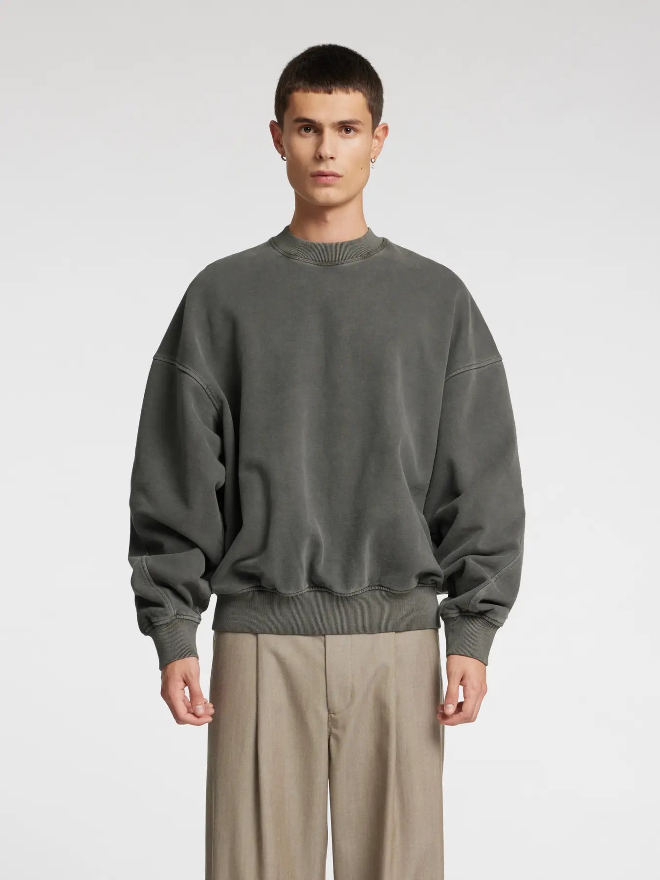Hackett Crewneck Sweater - Forged Iron