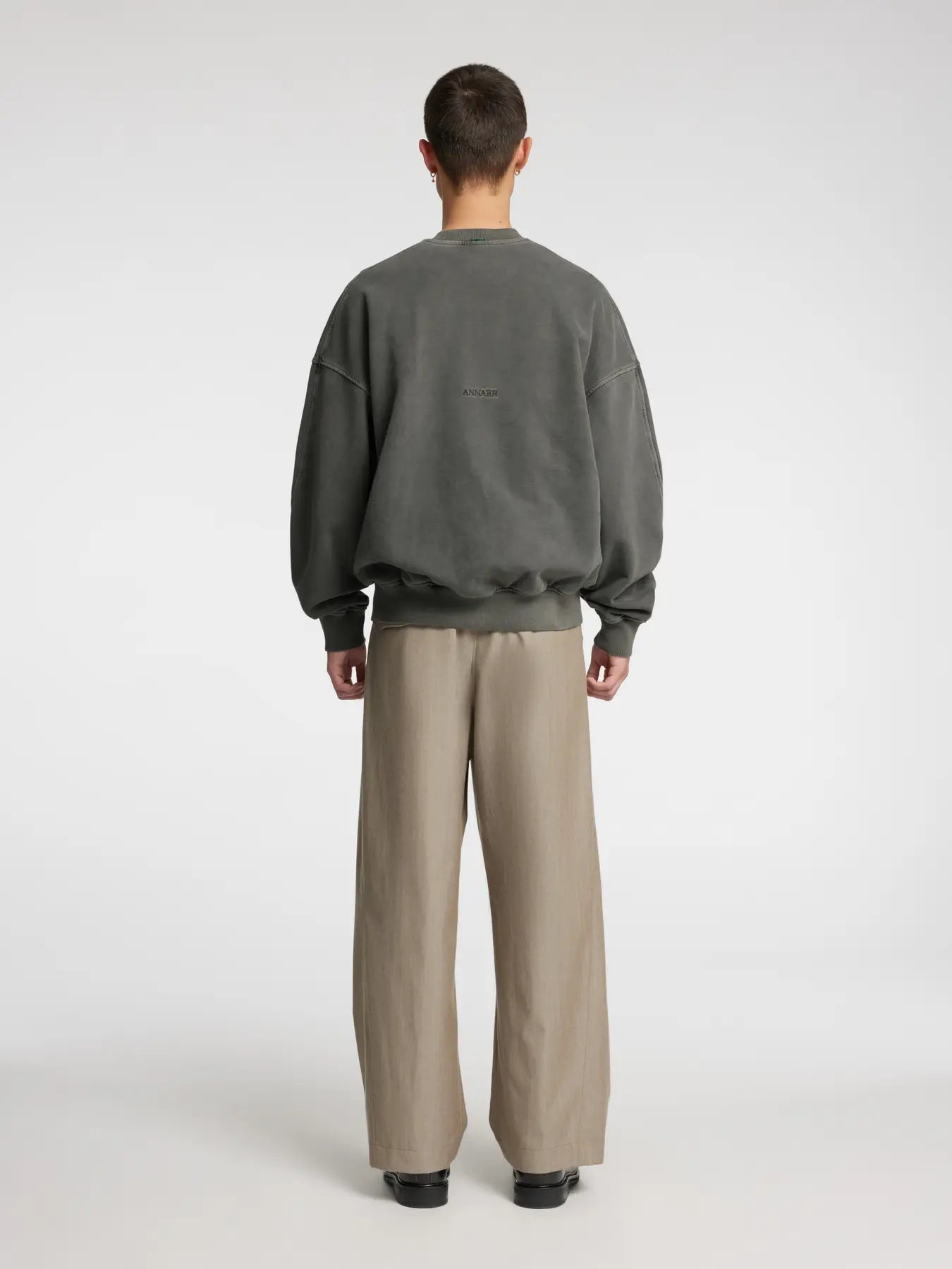 Hackett Crewneck Sweater - Forged Iron
