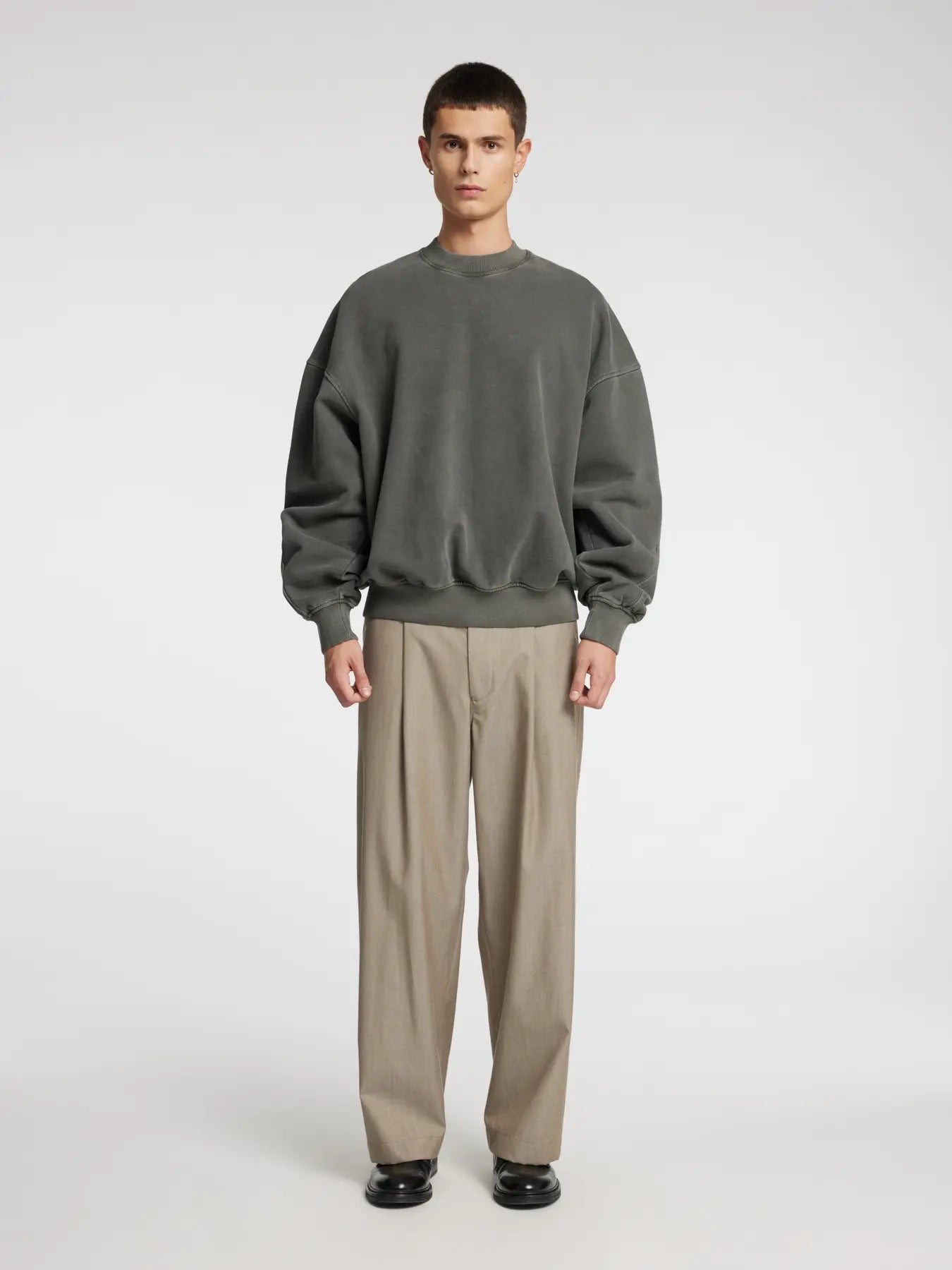 Hackett Crewneck Sweater - Forged Iron