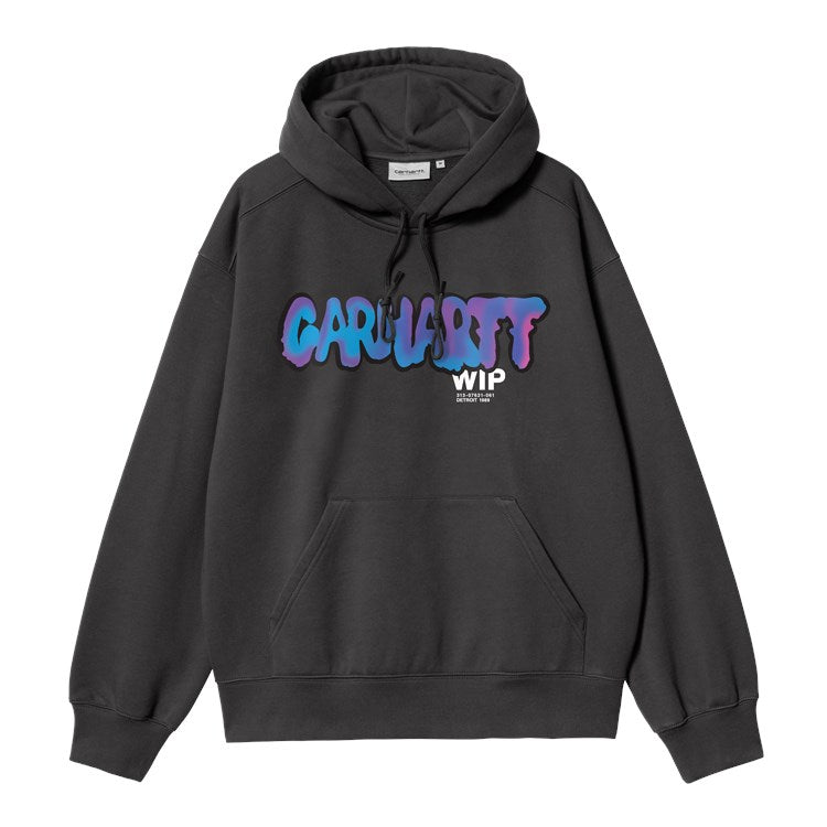 Hooded Drip Sweat - Charcoal