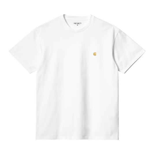 Chase Short-sleeve T-shirt - White/Gold