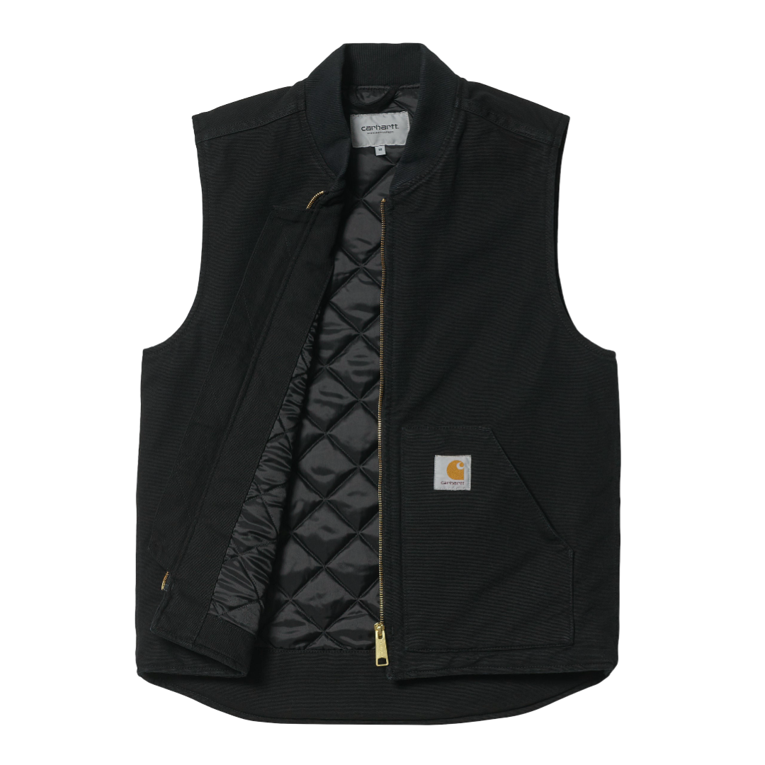 Classic Vest - Black rinsed