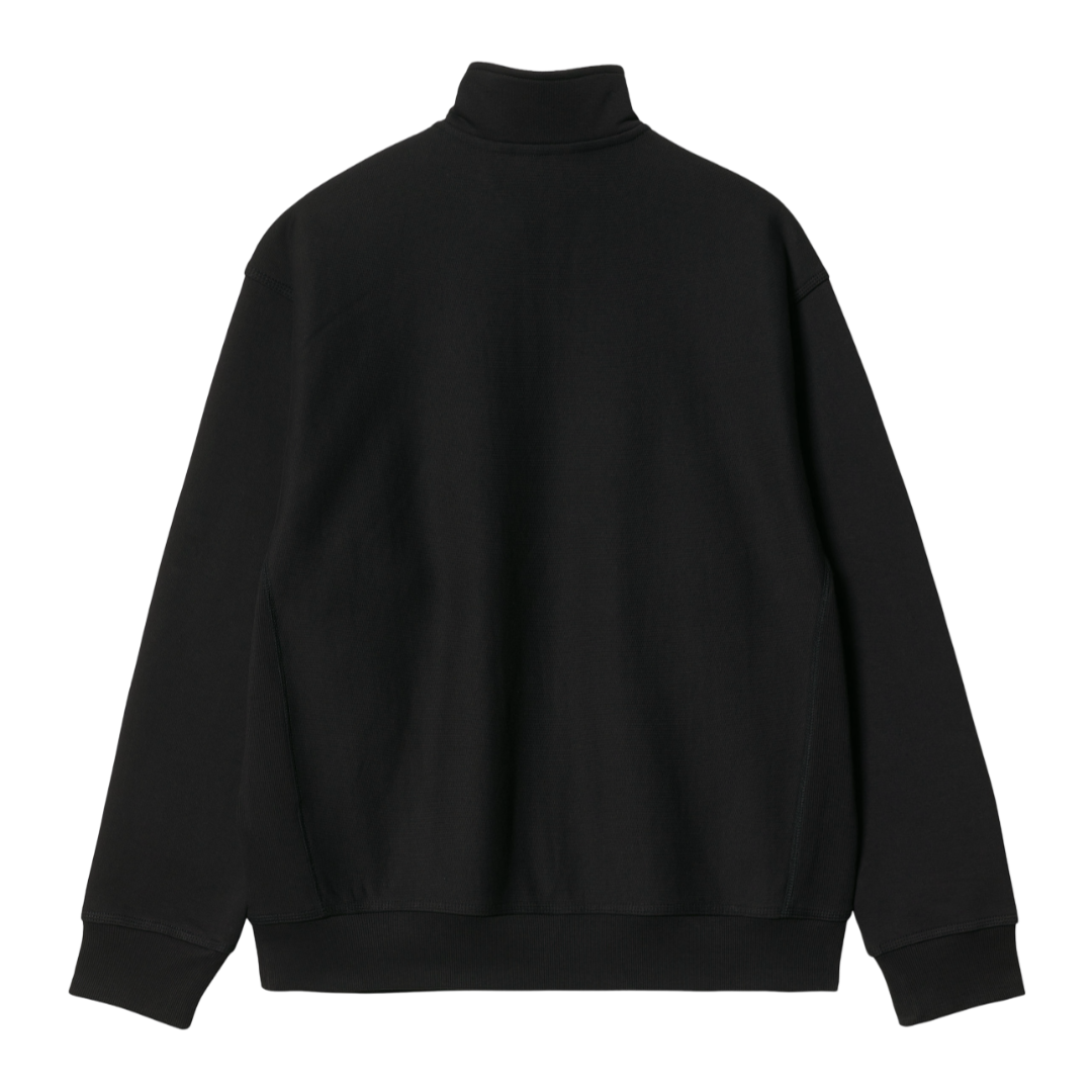 Half Zip American Script Sweat - Black