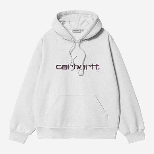 Hooded Carhartt Sweat - Ash Heather/Cozy Purple