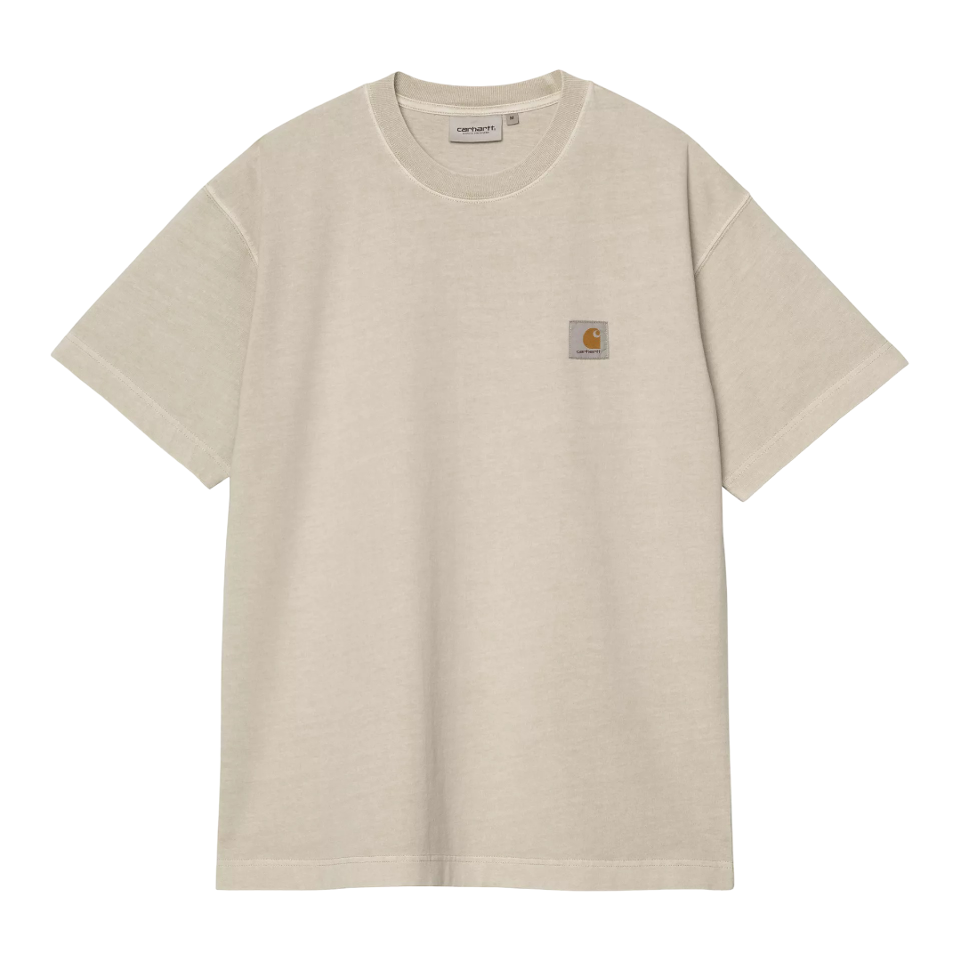 Vista Short-sleeve T-Shirt - Fleur De Sel garment dyed