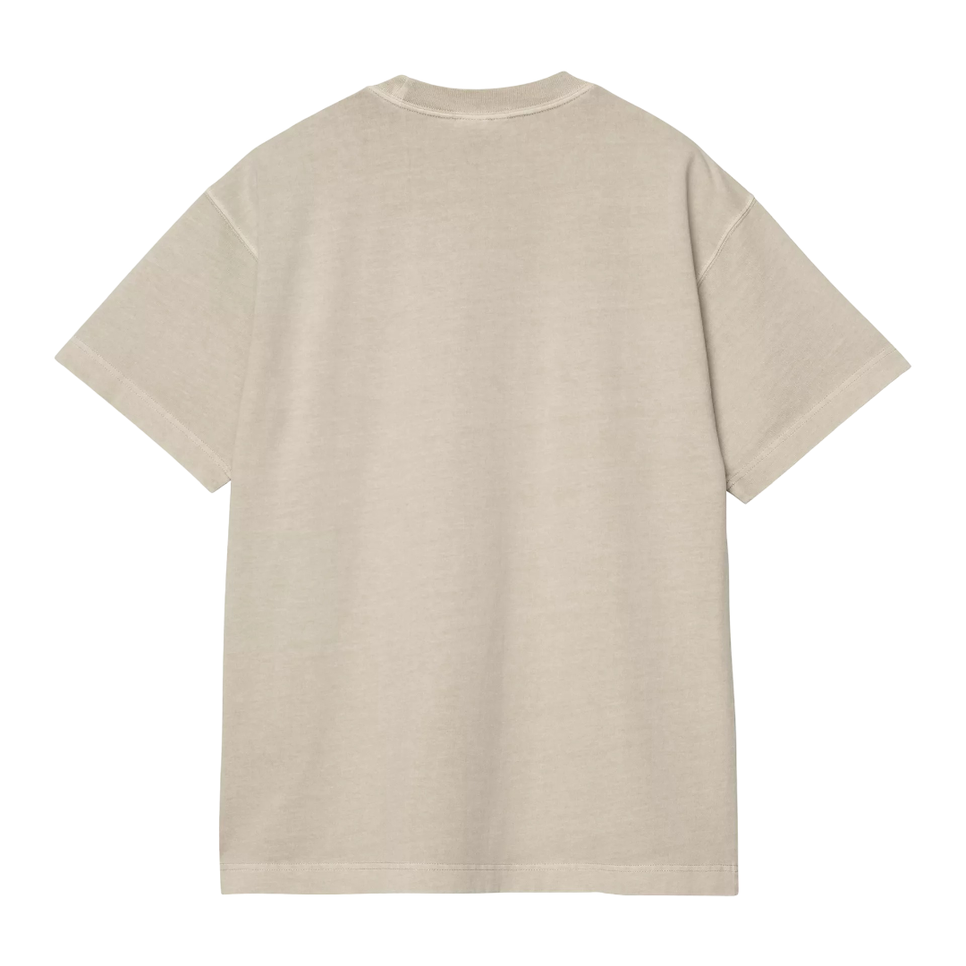 Vista Short-sleeve T-Shirt - Fleur De Sel garment dyed
