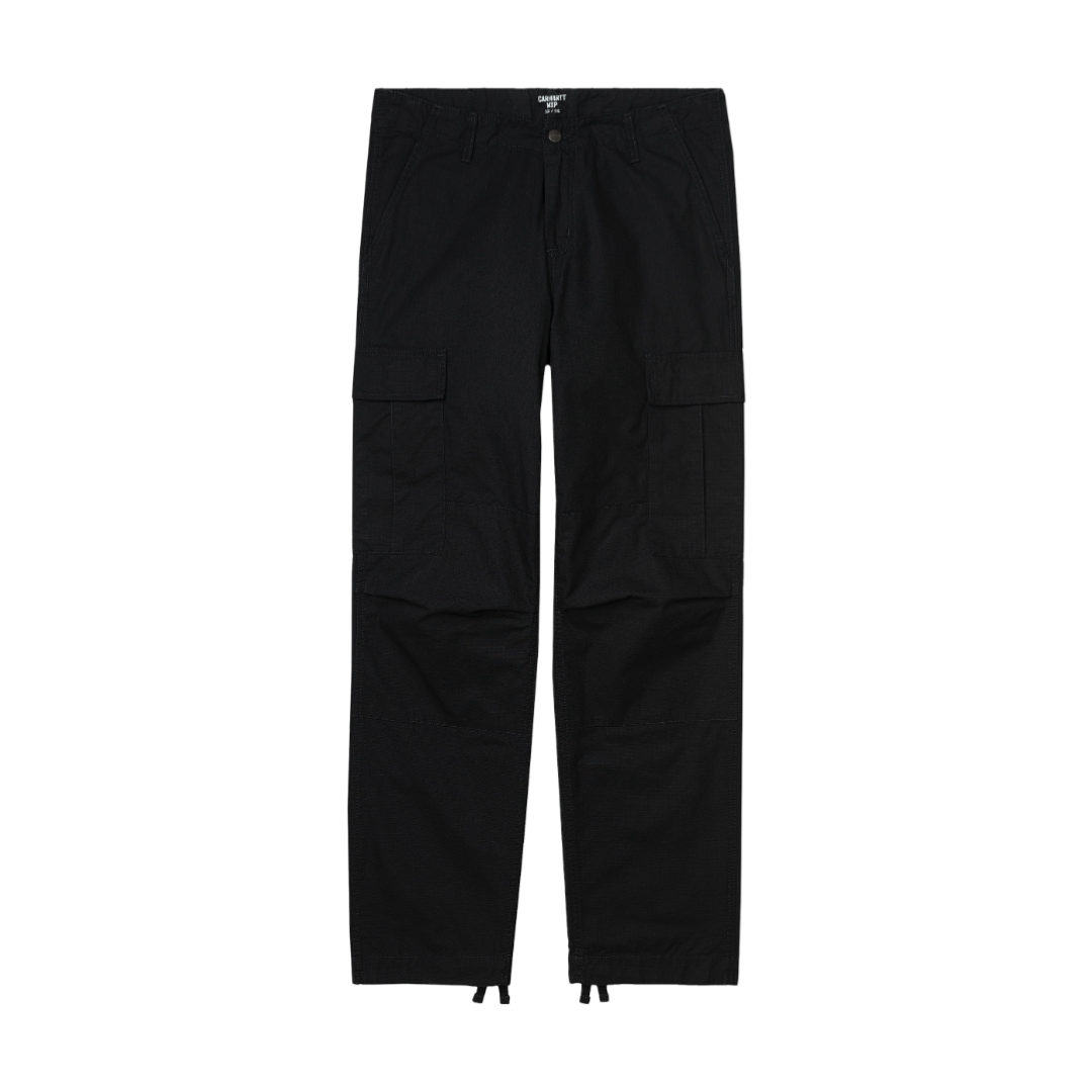 Regular Cargo Pant - Black rinsed