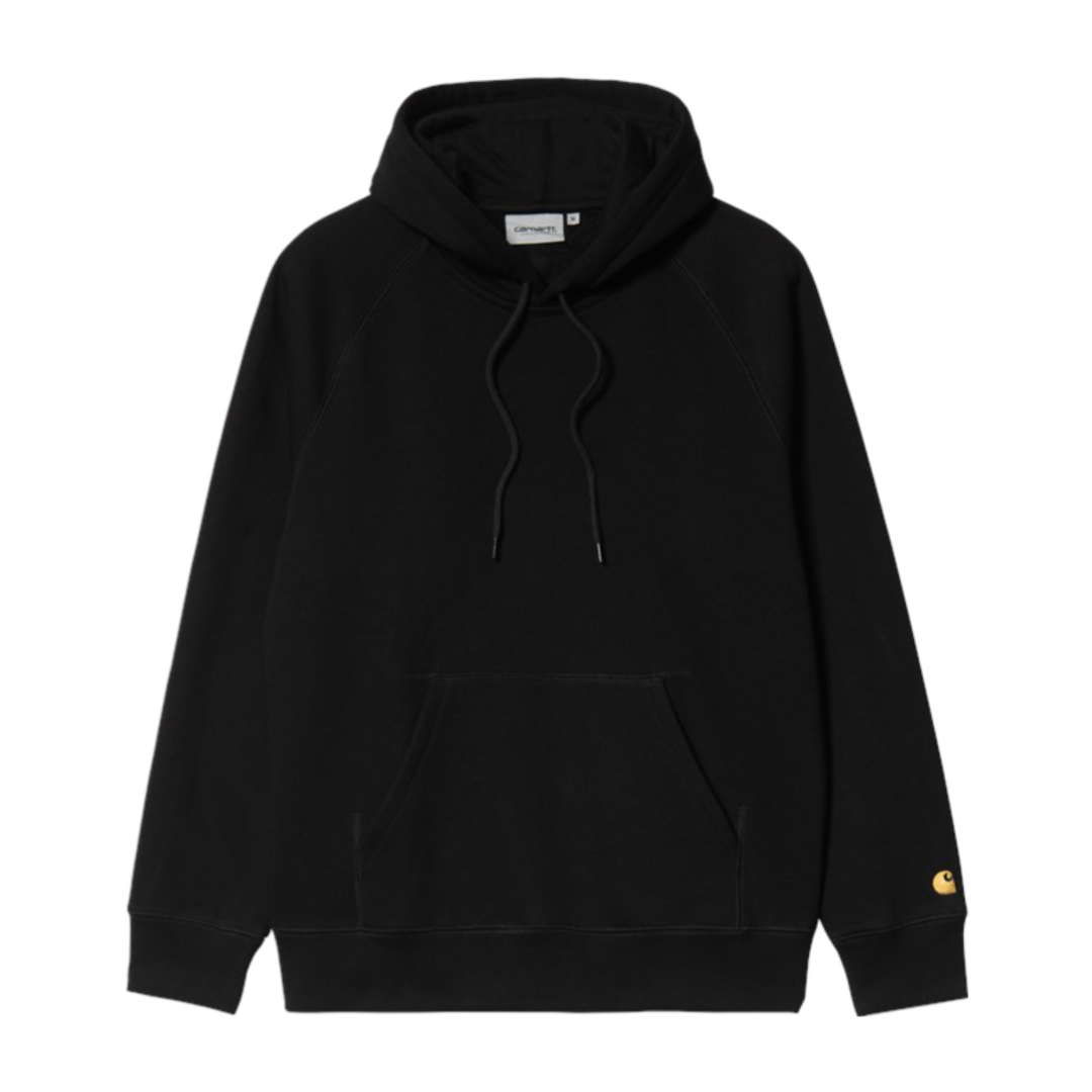 Hooded Chase Sweat - Black/Gold