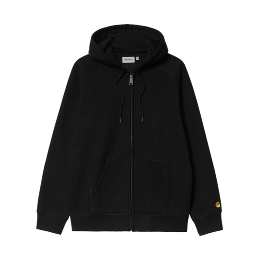 Hooded Chase Jacket - Black/Gold