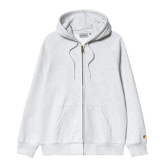 Hooded Chase Jacket - Ash Heather/Gold