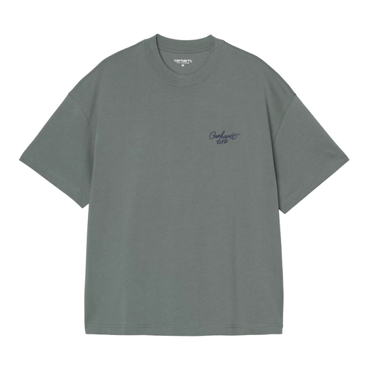 Signature Script Short-sleeve T-Shirt - Silver Pine/Jupiter