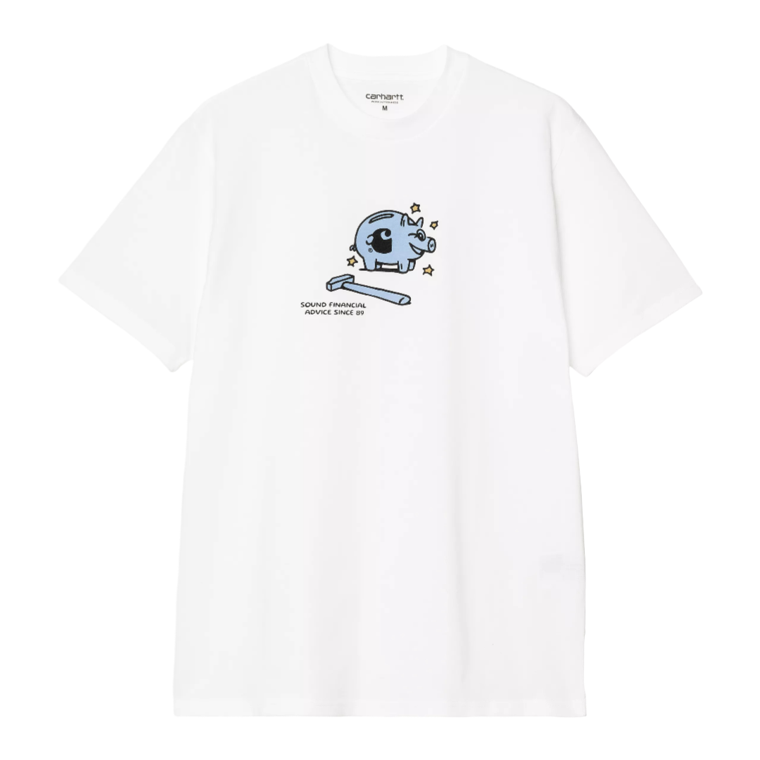 Piggybank Short-sleeve T-shirt - White