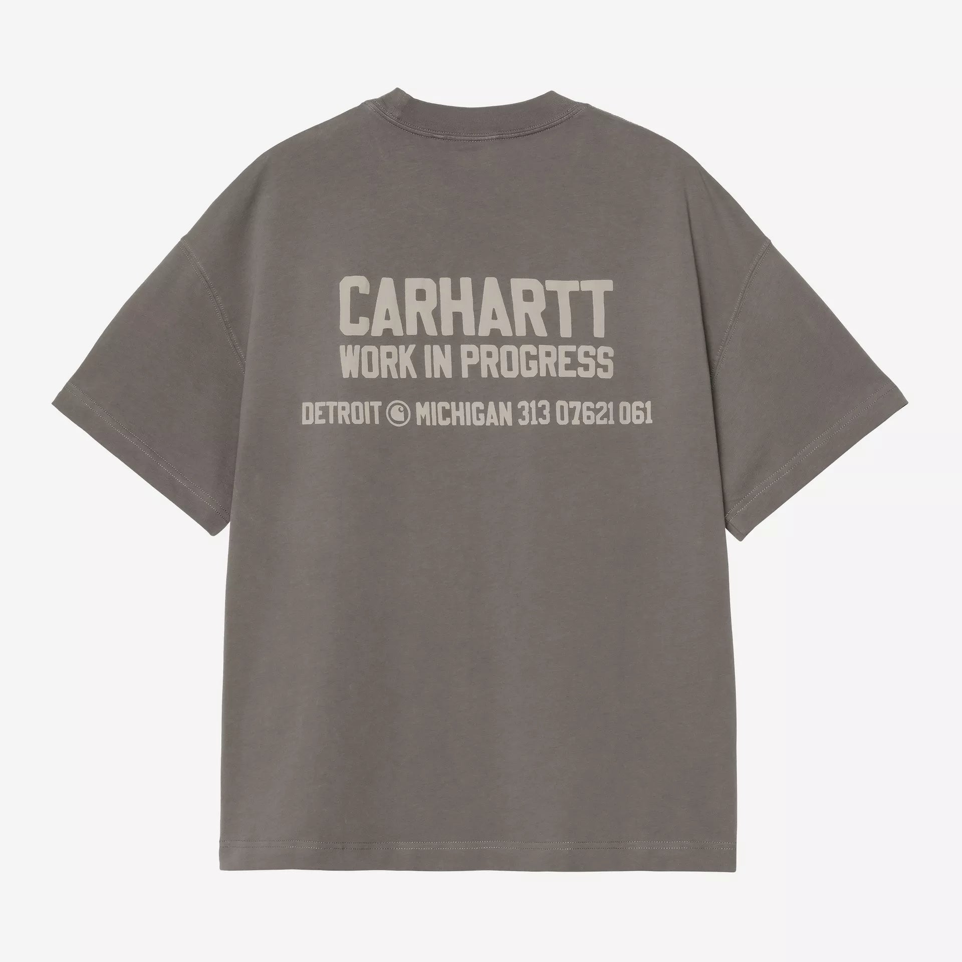 Distance Short-sleeve T-Shirt - Graphite stone dyed