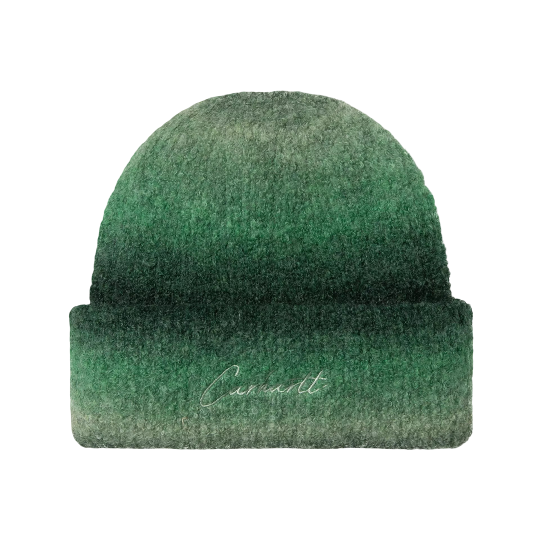 Tony Beanie - Dark Fir/Pale Olive Jacquard