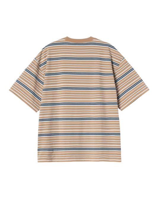S/S Zane T-Shirt - Zane Stripe Peanut