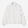 WIP Label Polo Sweat - Ash Heather