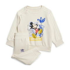 Kids Adidas X Disney Mickey Mouse Crew Set - Wonder White