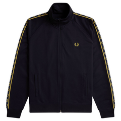 Contrast Tape Track Jacket - Navy/Honeycomb