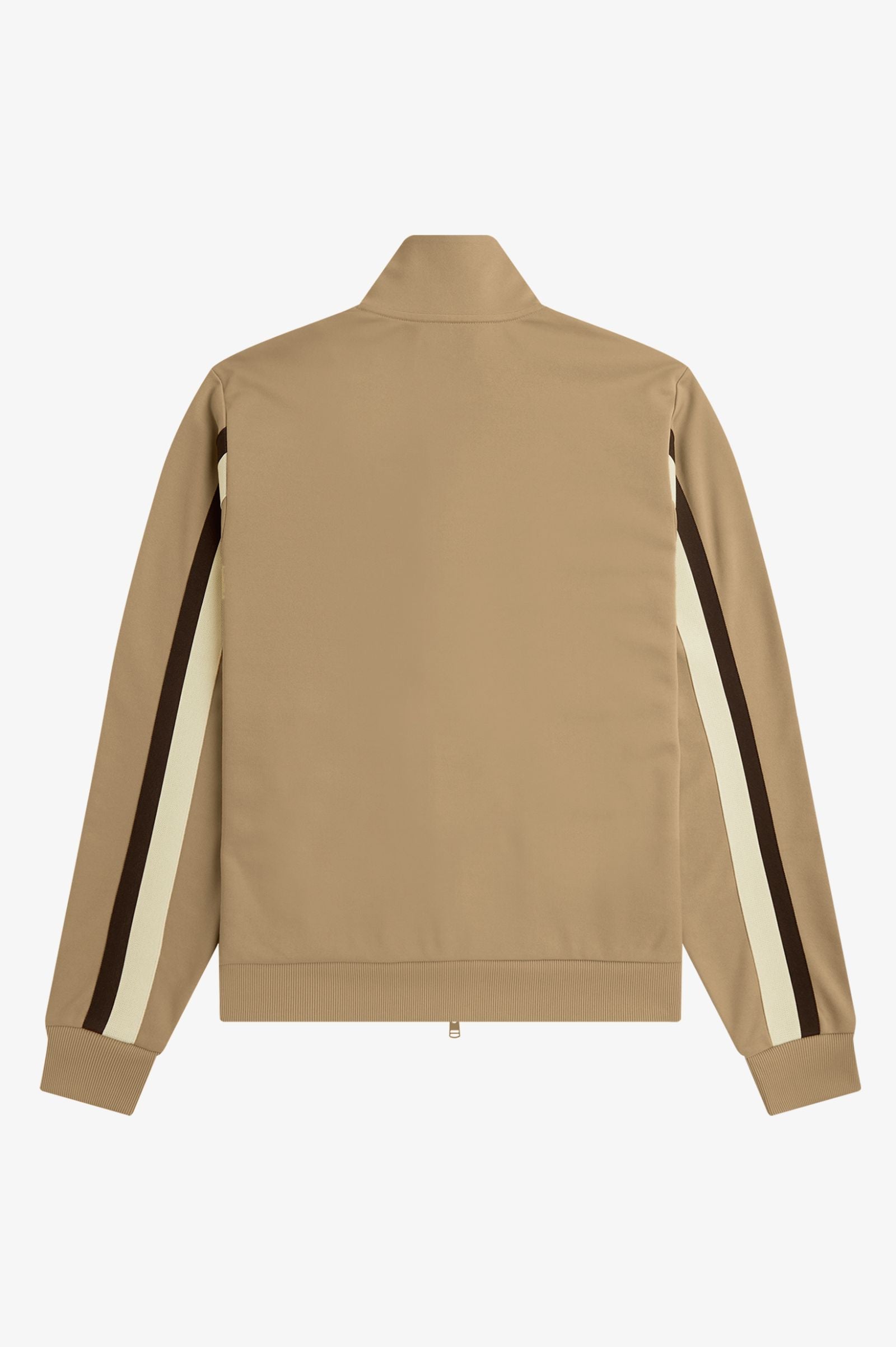 Tape Detail Track Jacket - Warm Stone