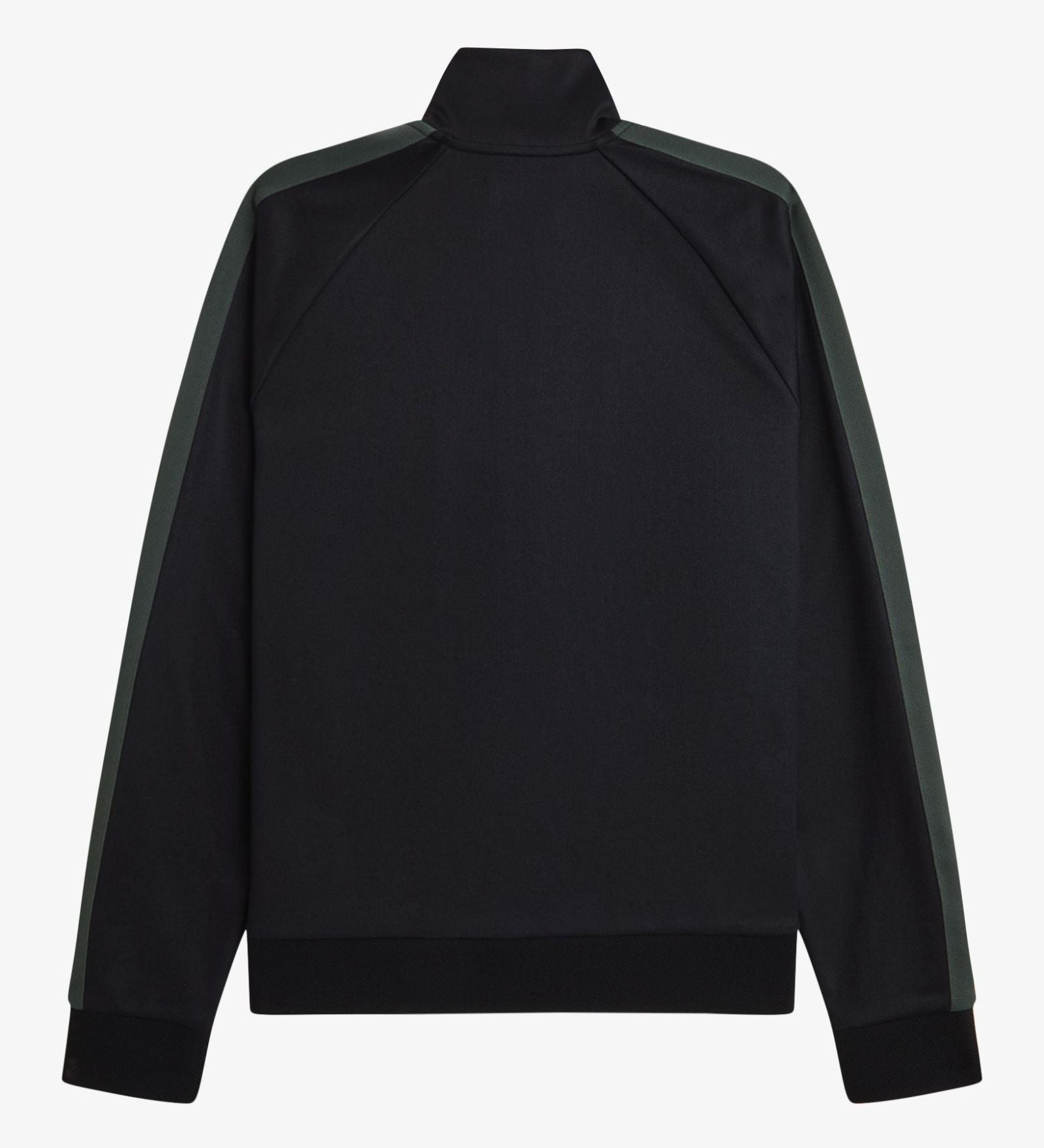 Two Colour Tape Track Jacket - Black