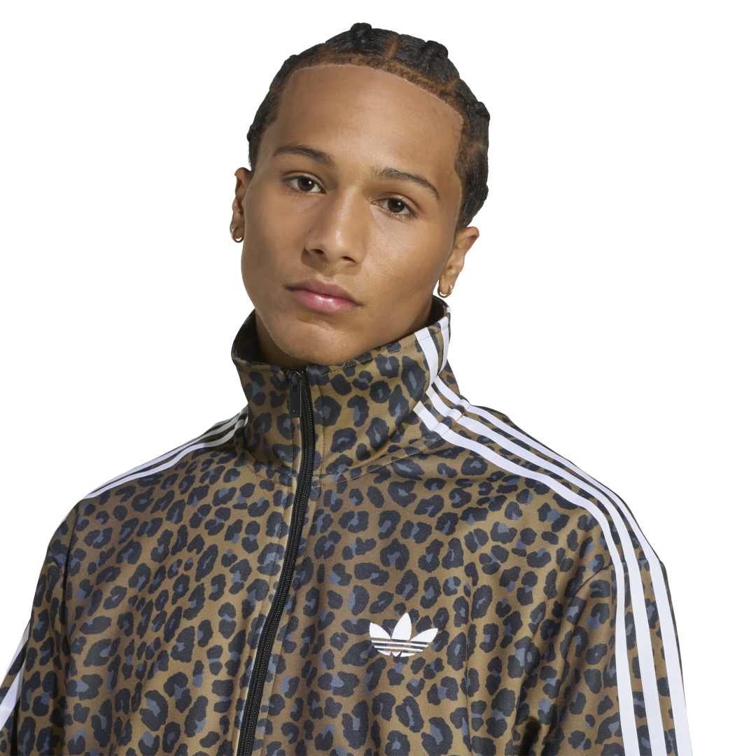 Firebird Loose Leopard Trackjacket - Bronze Strata