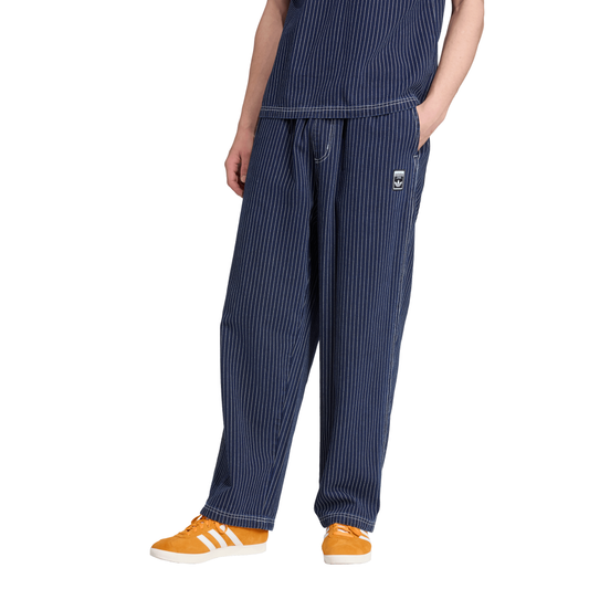 Graphic Wabash Loose Chino - Medium Blue Denim