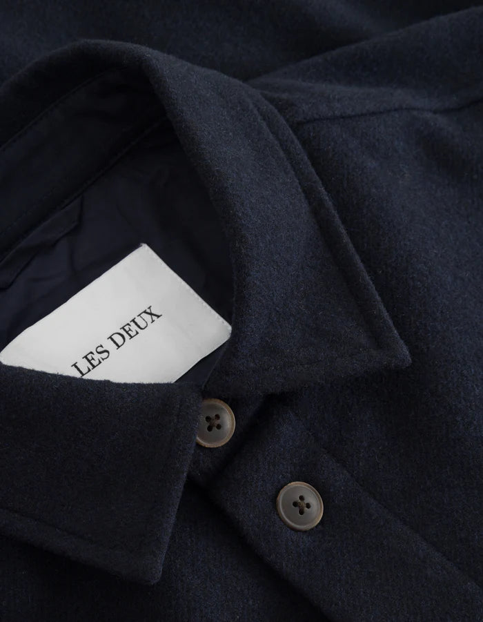 Jacob Check Wool Hybrid - Dark Navy