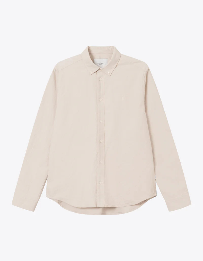 Kristian Oxford Shirt - Dark Sand