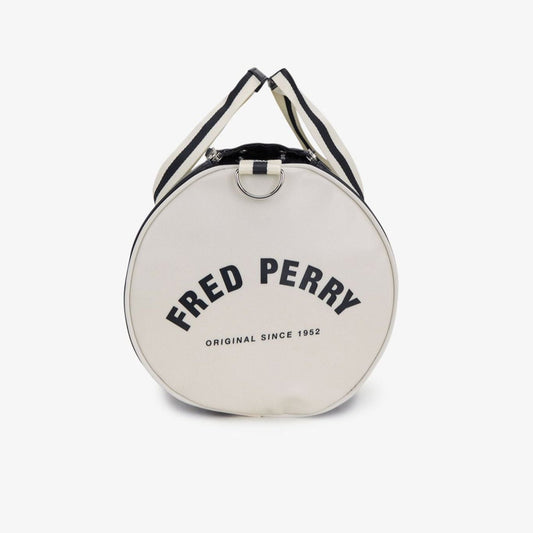 Classic Barrel Bag - Navy-Ecru